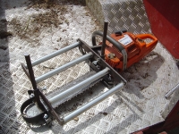  back home now, and made an alaskan mill for my chainsaw